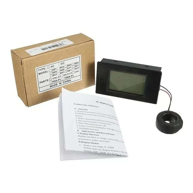 Medidor Voltaje Kwh Corriente Potencia Energía Ac 110v 220v