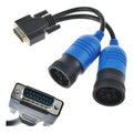 Adaptador Obdii 15 Pin A 6 Y 9 Pines J1939 J1708 Para Nexiq