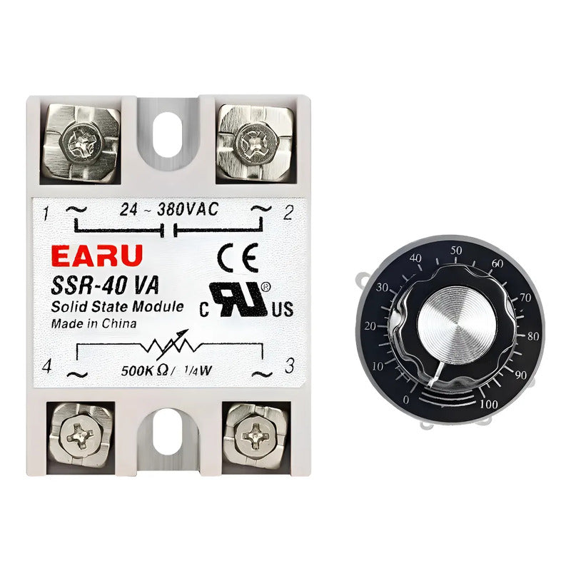 Rele Variable Estado Solido Ssr-100va 220v 25a Potenciometro