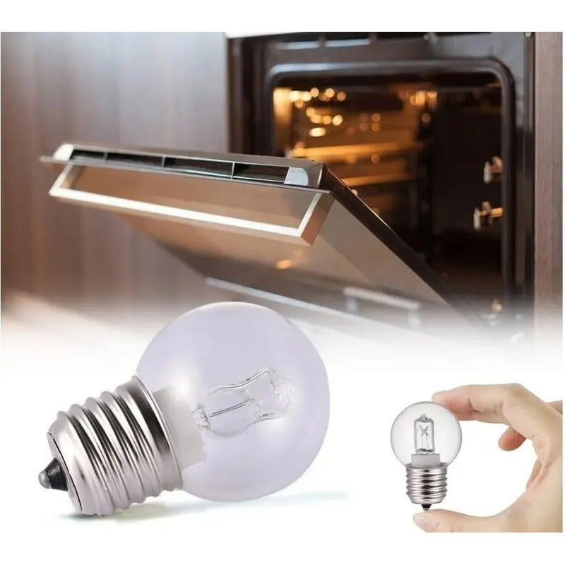 Ampolleta Horno Alta Temperatura 500°celsius 40w 220v E27 Halogena