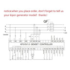 Modulo Controlador De Generador Diesel Kp310 V1.0 Genset Led