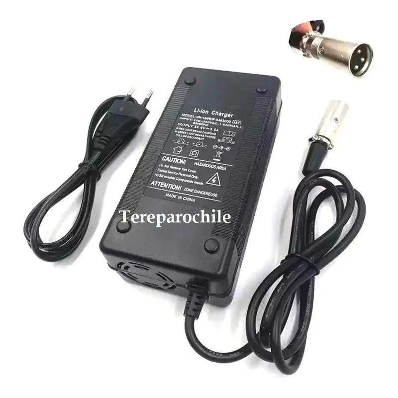 Cargador Batería Para Bicicleta Eléctrica Scooter 54.6v 48v