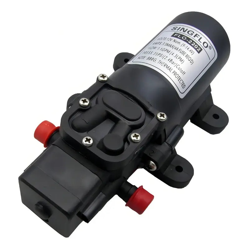 Bomba De Agua Trc Presurizadora 6.5l/min Para Camper Y Foodtrucks