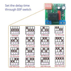 Relay Temporizador De Retardo A Desconexion Ac 110-220v