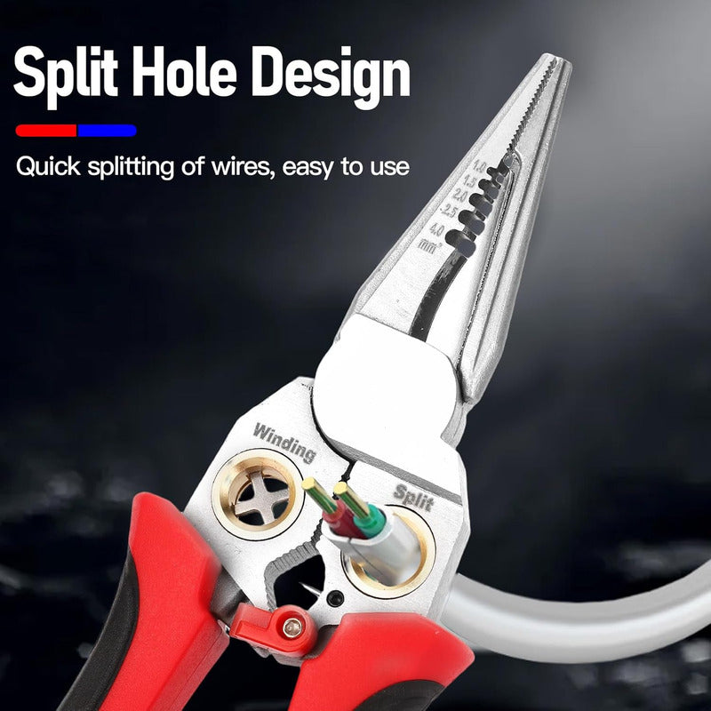 Alicate Electricista Pinza Pelacable Con Deteccion Eléctrica