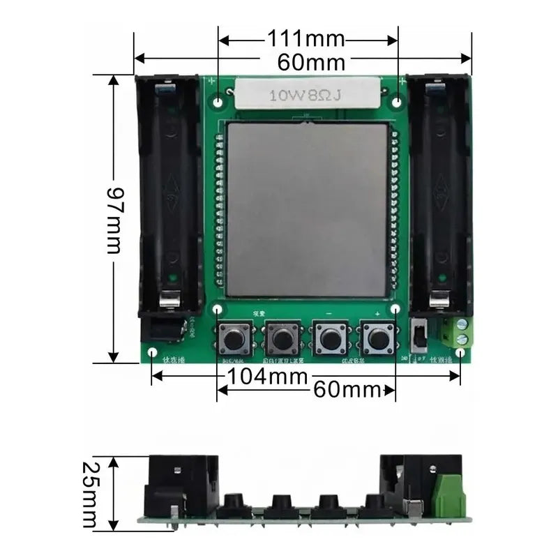 Comprobador Capacidad Baterias 18650 Alta Precision Mah