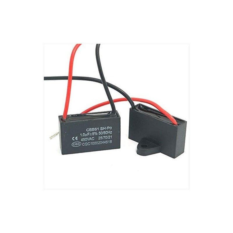 Capacitor Condensador Cbb61 1uf 450vac 1 Uf Motor Ventilador