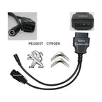 8 Cables Adaptadores Obdii Auto Obd1 Obd2 Audi Bmw Fiat Opel