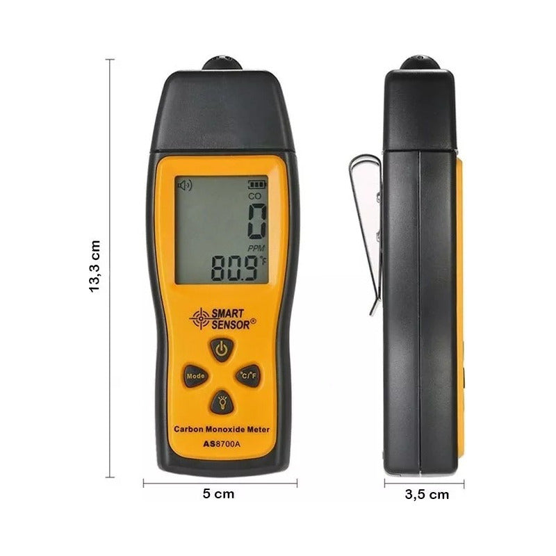 Monitor Tester Medidor De Monoxido De Carbono Co Termometro