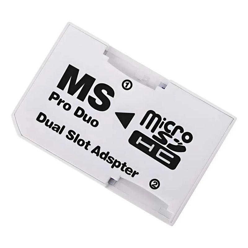 Adaptador Memory Stick Duo A 2 Micro Sd Para Psp Ms Pro Duo