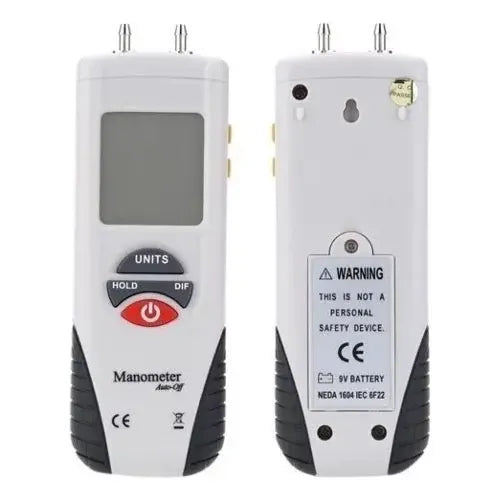 Manómetro Digital Presion Diferencial + Y -  Mbar Max 2 Psi