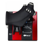 Joystick Simulador Vuelo Pxn-2119 Pro Palanca Usb Control Rojo Con Negro