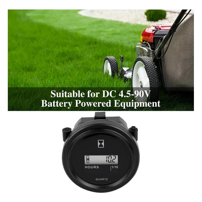Horometro Digital Dc 4.5 90v Tractor Motor Generador 12v 24v
