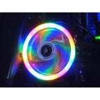Fan Cooler 120mm Pc Gamer Led Rgb 3 Y 4 Pin Ide Chasis