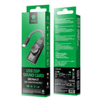 Tarjeta Audio 7.1 Sonido 3d Usb Gamer Ps4 Para Mac Pc 24 Bit