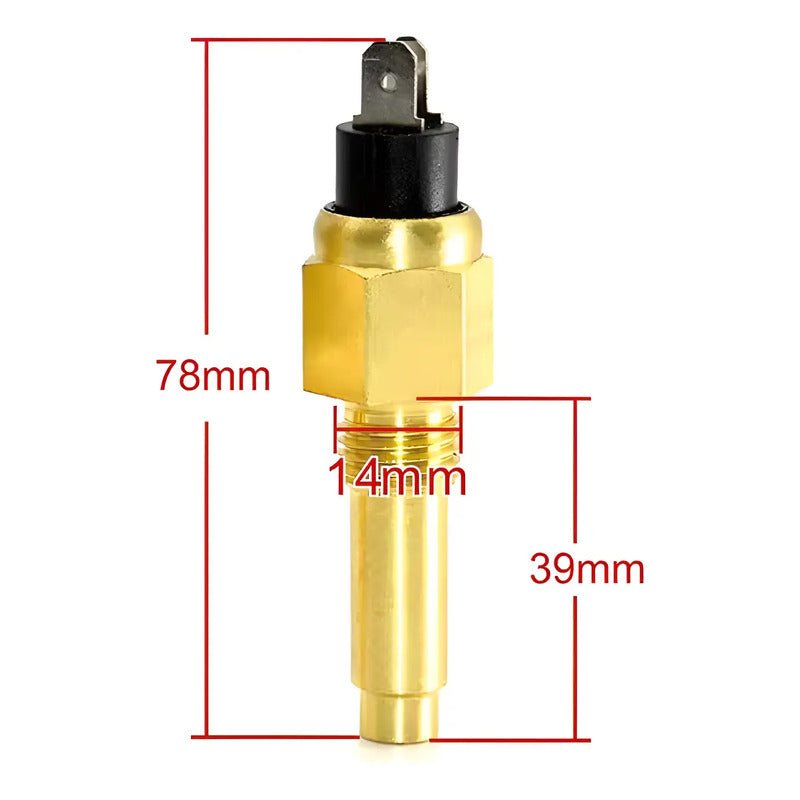 Sensor De Temperatura Agua 14mm Npt 1/4 Universal M14