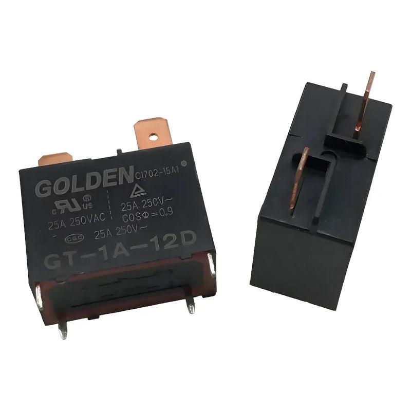 Rele Relay Gt-1a-12d 4 Pines 25a 250v Ac
