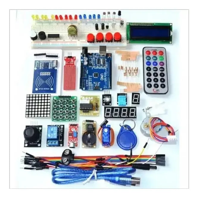 Kit Estudio Electronica Avanzado Compatible Arduino -uno R3