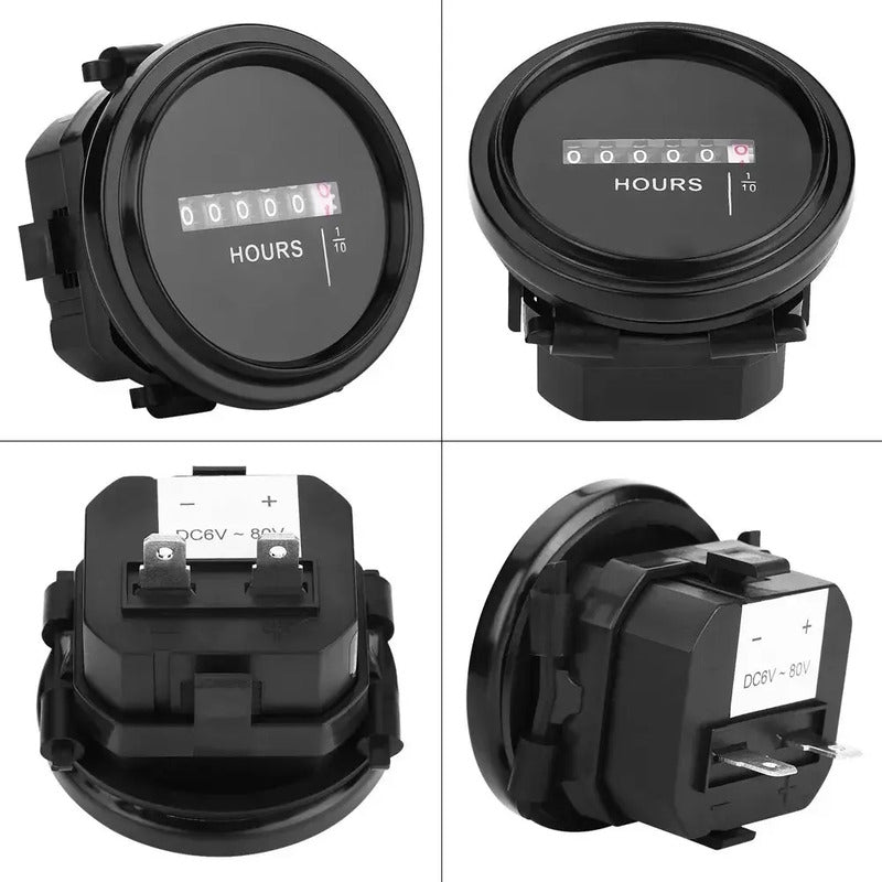 Horometro Camion Motor Generador Atv Moto Maquina 6 A 80v