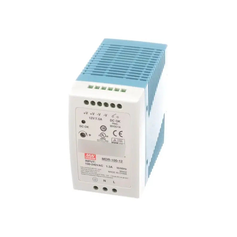 Fuente Poder Switch Riel Din Mean Well Mdr-100-12 12v 7.5a