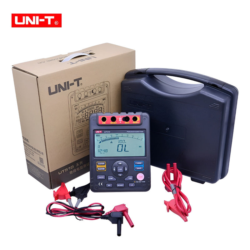 Tester Medidor De Resistencia Aislación Megóhmetro Ut511