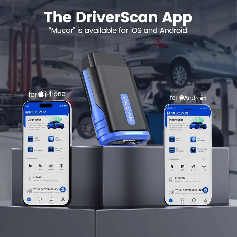 Scanner Automotriz Obd2 Driverscan Obdii Multimarcas Mucar