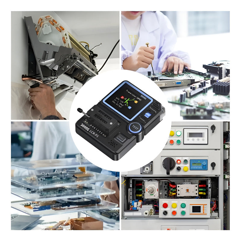 Probador Transistores Diodos Condensadores Tester Esr Lcr-p1