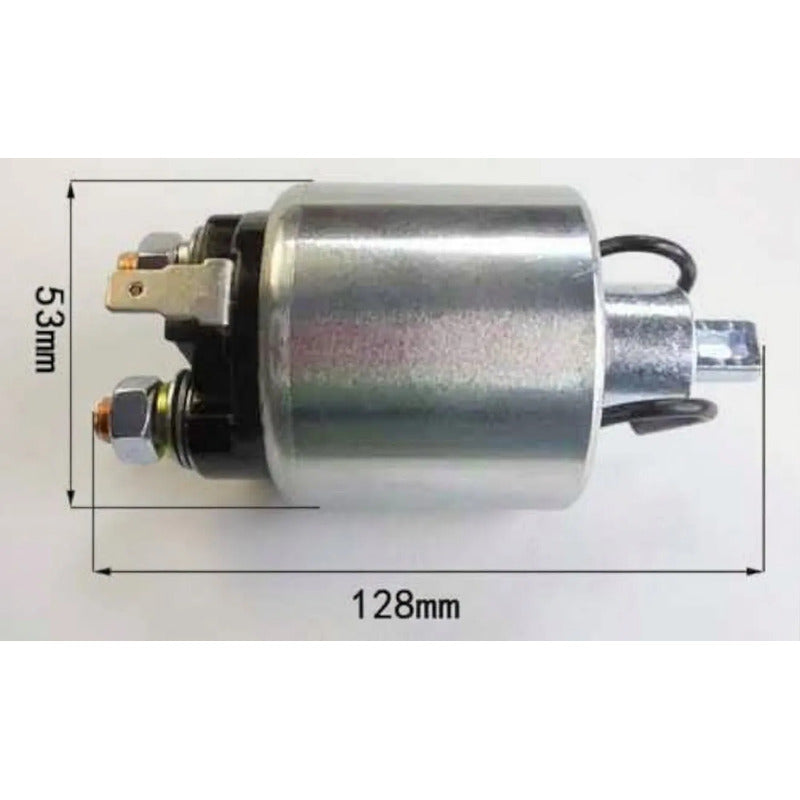 Solenoide Selenoide Arranque Generadores 178f 186f 188f 12v Plateado