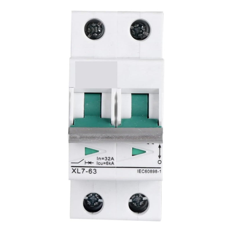 Disyuntor Interruptor Automático Solar Dc 500v Max 2p 20a