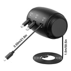 Cargador Celular Usb-c Auto Para iPhone Android Uber Taxi Negro