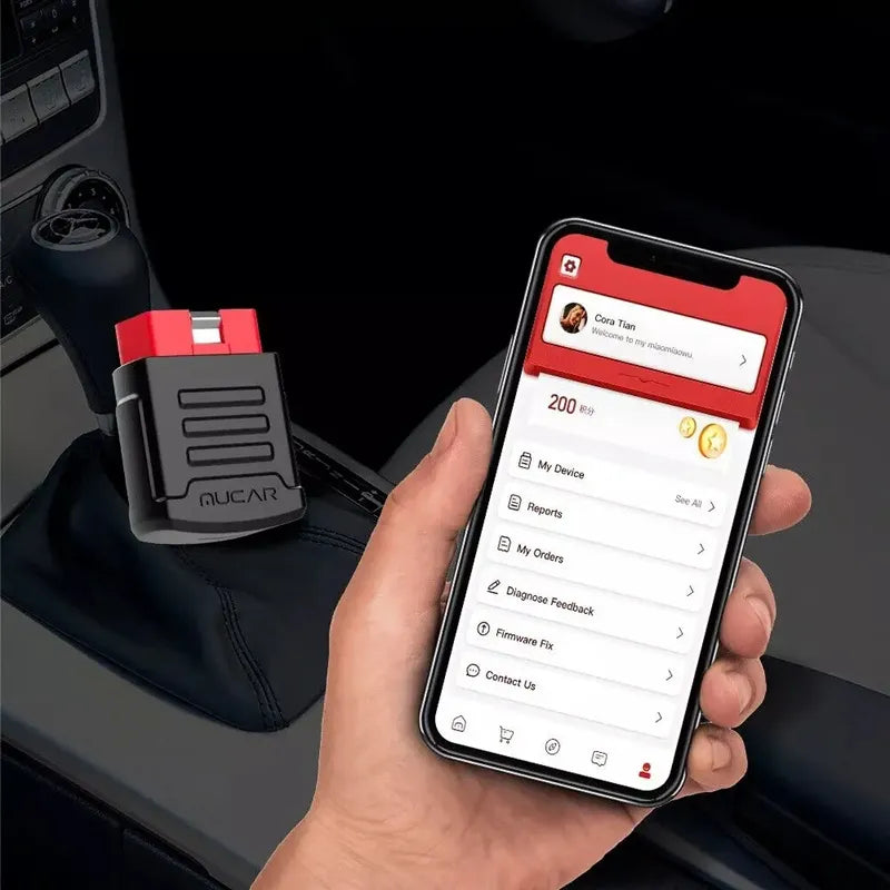 Escaner Automotriz Thinkcar Mucar Bt200 Multimarca Obdii Obd