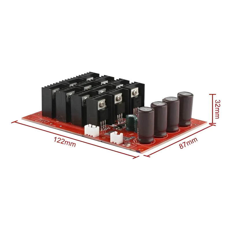 Dimmer Control Velocidad Motor Dc 9v 12v 24v 60a Pwm 3000w Hasta 50v Dc