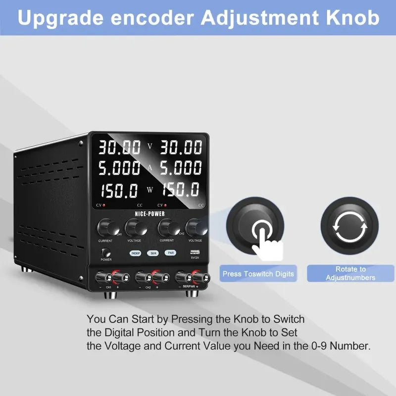 Fuente Poder Laboratorio Regulable Variable 0-60v 0-10a 300w