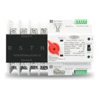 Switch Ats Transferencia Automatico Trifásico 100a 4f 220v Beige