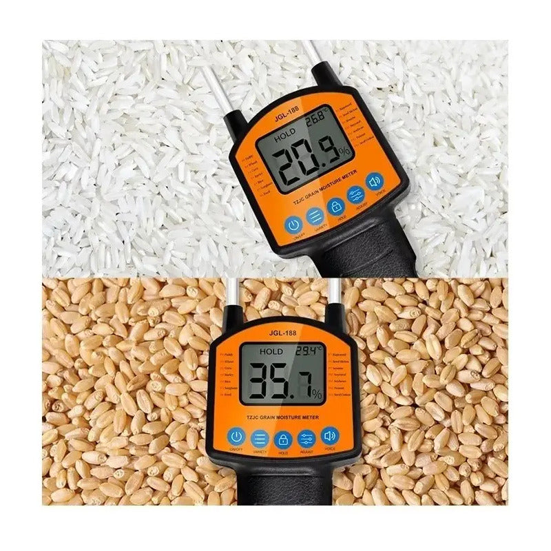 Higrometro Mide Humedad Granos Cereal Trigo Arroz Maíz Soya