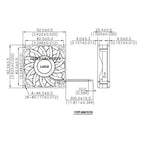 Ventilador Maquina Soldar 12v 1a 92x25mm 92mm Ffb0912sh 9225