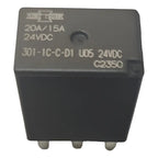 Rele Auto Song Chuan 301-1c-c-d1 U05 24vdc 20a - 15a 5pin
