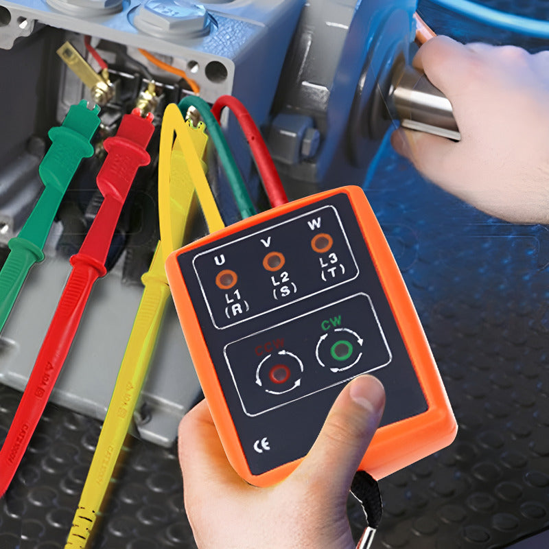Secuencimetro Trifasico Medidor Secuencia De Fases Sm852b