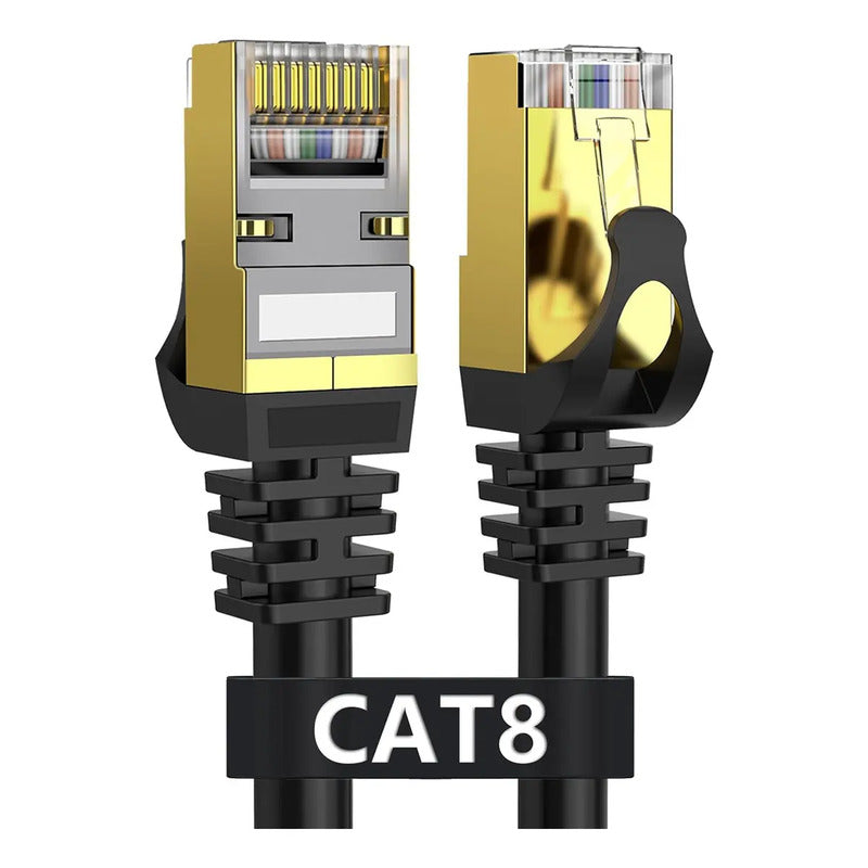 Cable De Red Cat8 5mt 40gbps 2000mhz Categoria 8 Rj45 S-ftp