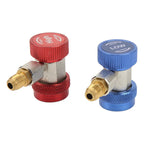 Llaves Acople Rápido Conector De Gas R134a Alta Baja Presion