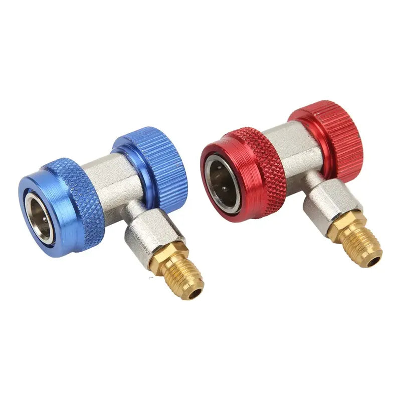 Llaves Acople Rápido Conector De Gas R134a Alta Baja Presion