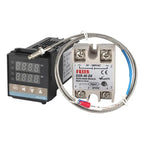 Kit Controlador Temperatura Pid Rex-c100 Termocupla Ssr-40