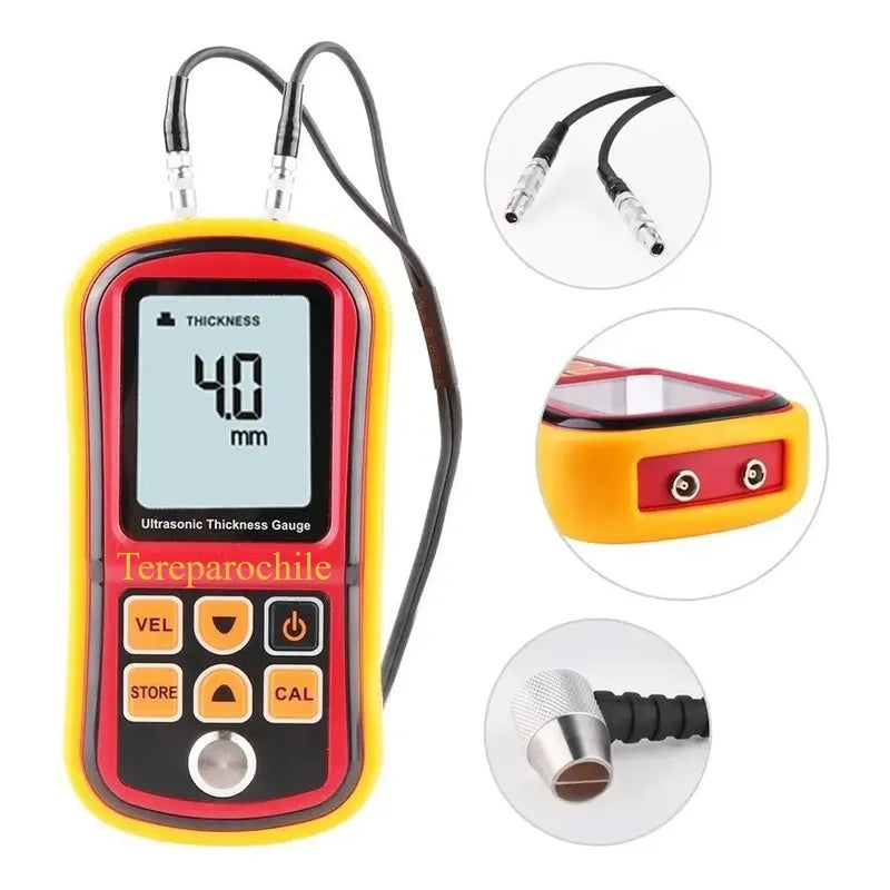 Medidor De Espesor Por Ultrasonido Para Metal 1.2 - 225mm