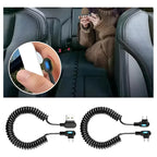 Cable Usb Tipo C A Usb C 90 Grados Espiral Carga Y Datos 6a 1.5