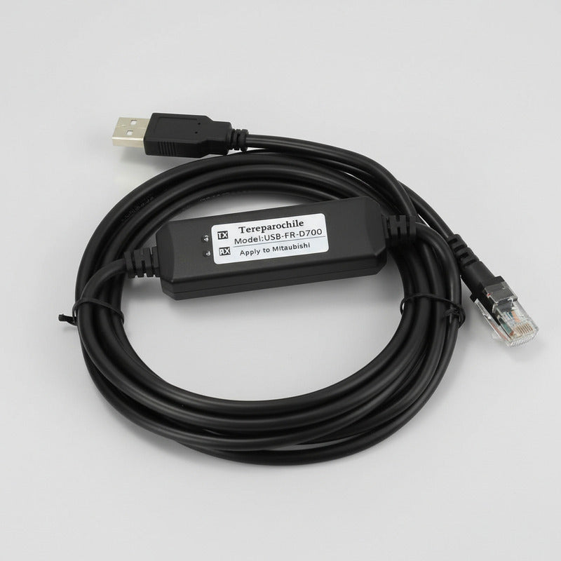 Cable Programacion Depuracion Vdf Usb Fr-d700 Fr-d740 D720 Negro