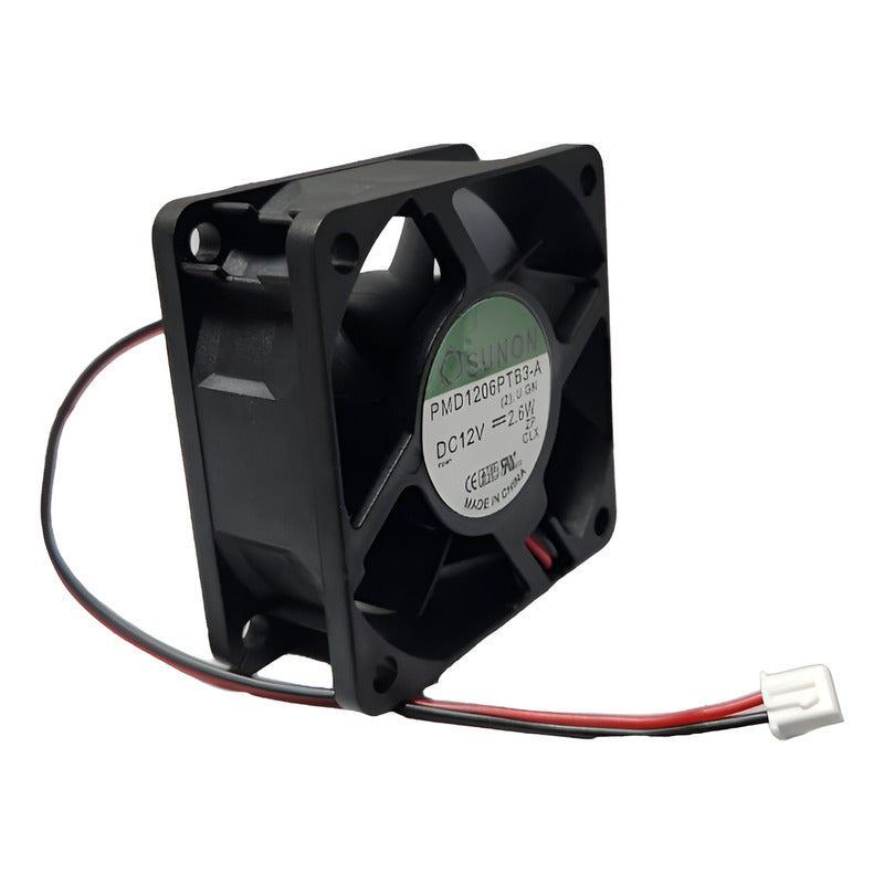 Ventilador Fan Cooler Pmd1206ptb3-a 12v 60x25mm 2 Pines 6025 Negro