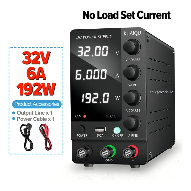 Fuente De Poder N-pw C3206 Regulable De 0 A 30v Y 0 A 6a, 192w