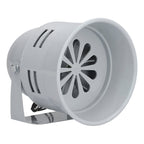 Alarma Sirena 12v Industrial Tipo Turbina 125db Bocina Gris