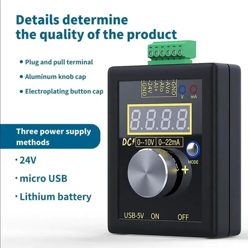 Generador Señal Corriente Voltaje 4-20ma 0-10v Sg002 Portati