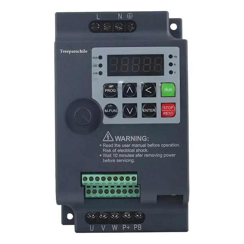 Variador Velocidad Vfd 0.75 Kw 1 Fase A 3 Fases 0-220v 4a